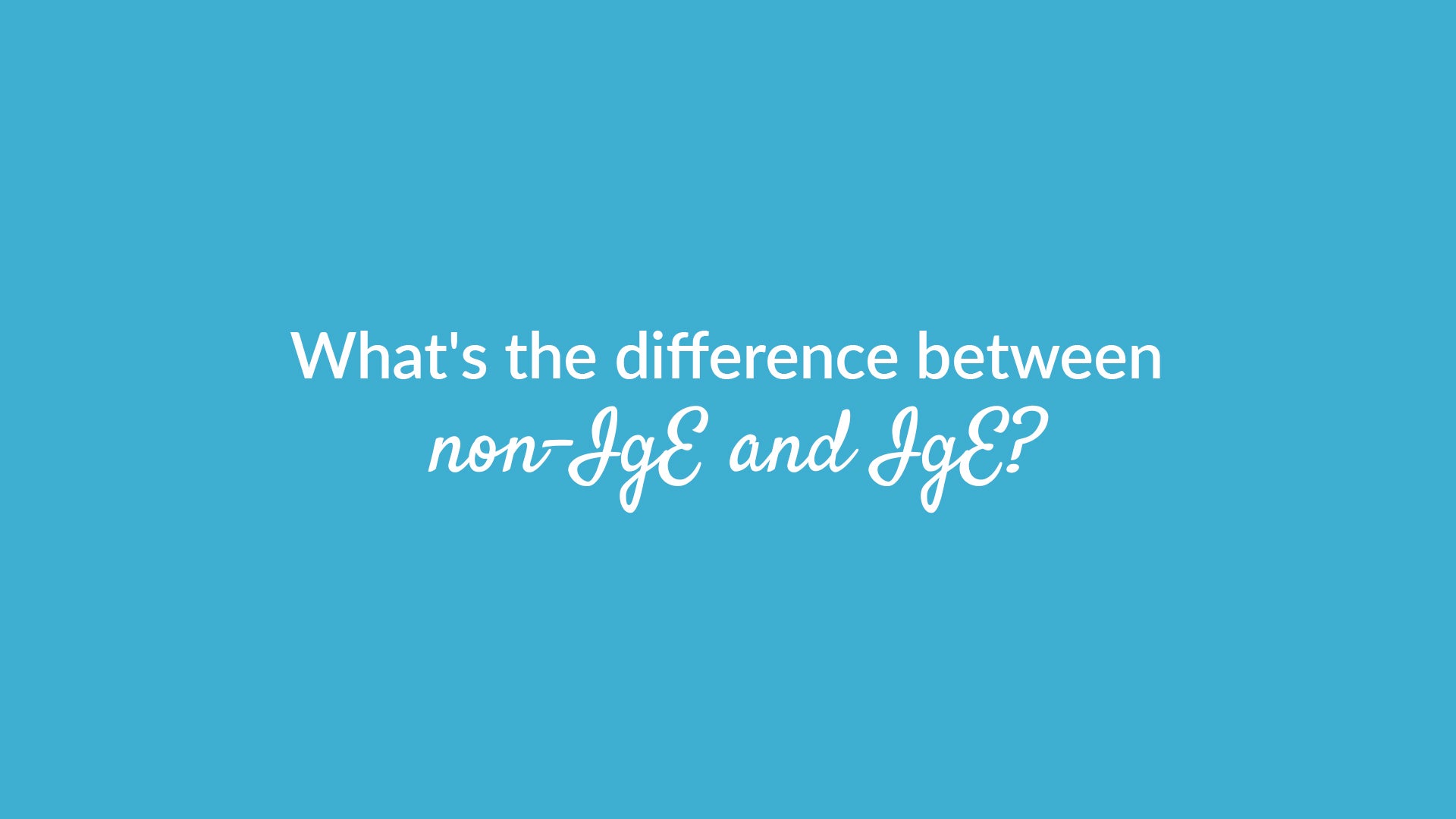 What Is The Difference Between Non Ige And Ige Banner