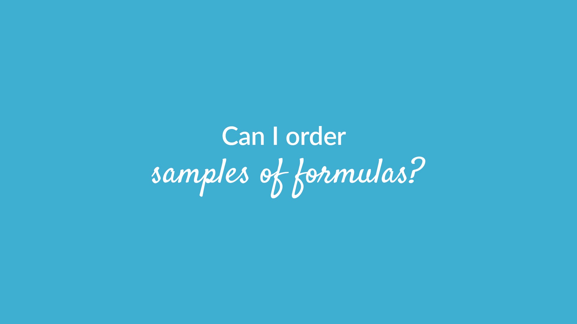 Can I Order Samples Of Formula Banner