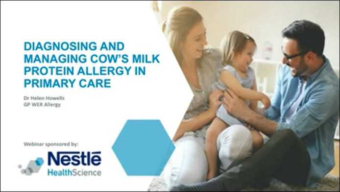 Diagnosing and Managing Cows' Milk Protein Allergy