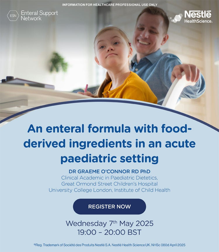 An enteral formula with food-derived ingredients