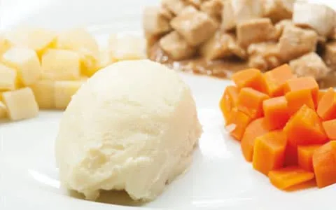 Roast Chicken On Plate With Vegetables