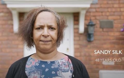 Close Up Image Of Sandy Silk With Age