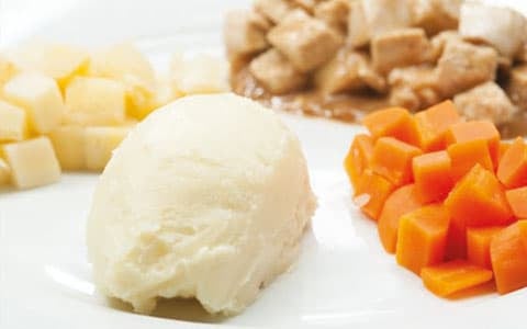 Roast Chicken On Plate With Vegetables