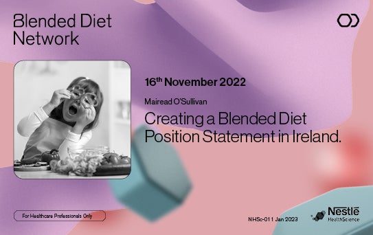 Creating a Blended Diet Position Statement in Ireland