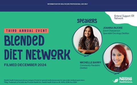Blended Diet Network – Full event recording of HCP event & live Q&A 