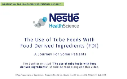 The use of tube feeds with food-derived ingredients (FDI); a journey for some patients